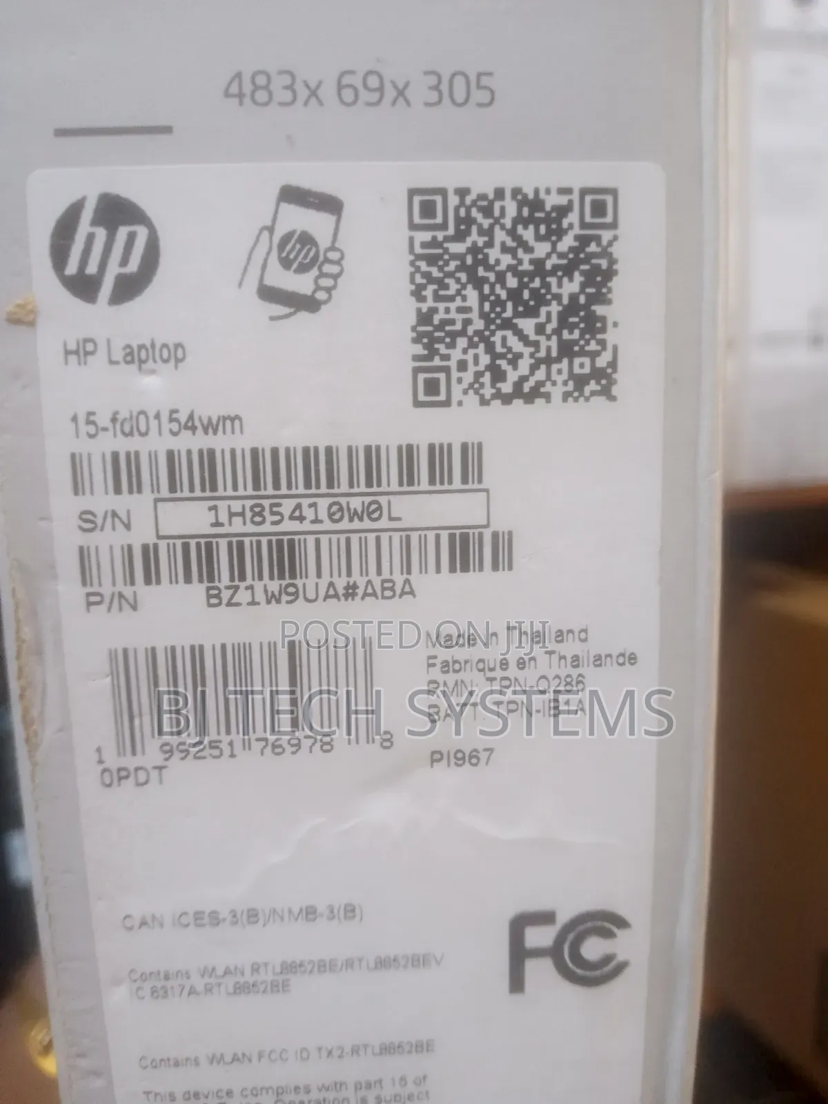New Laptop HP 15 8GB Intel Core i5 SSD 512GB