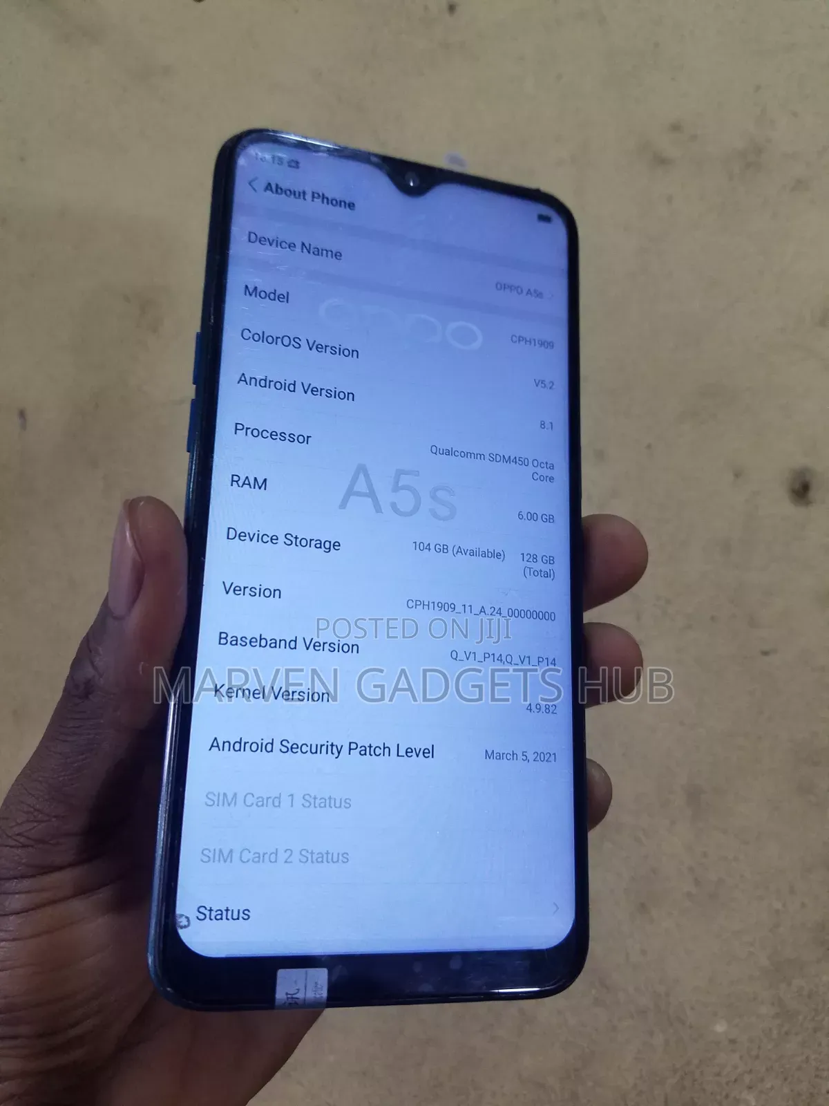 Oppo A5s / AX5s 128 GB Blue