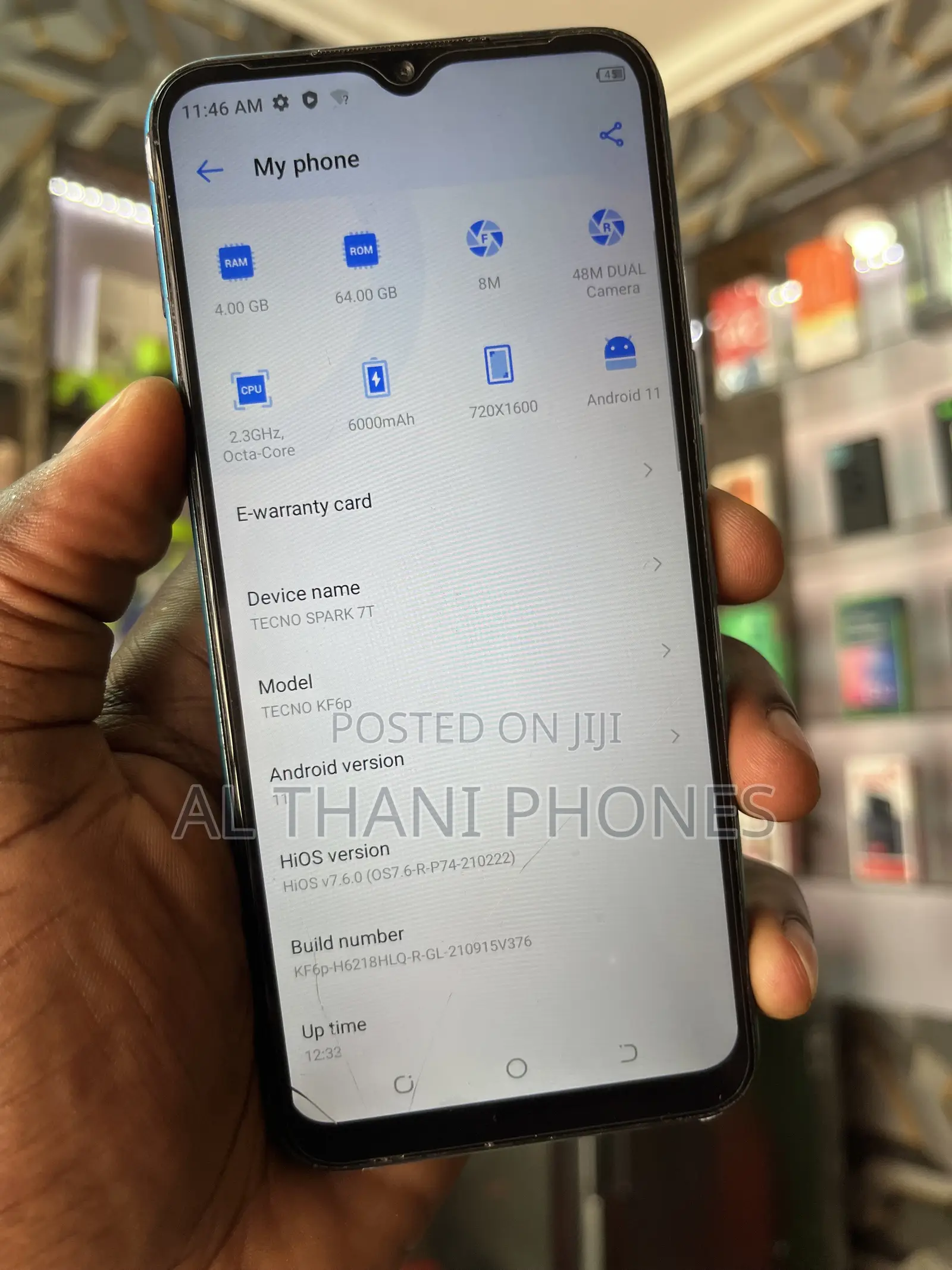 Tecno Spark 7 Pro 64 GB Blue