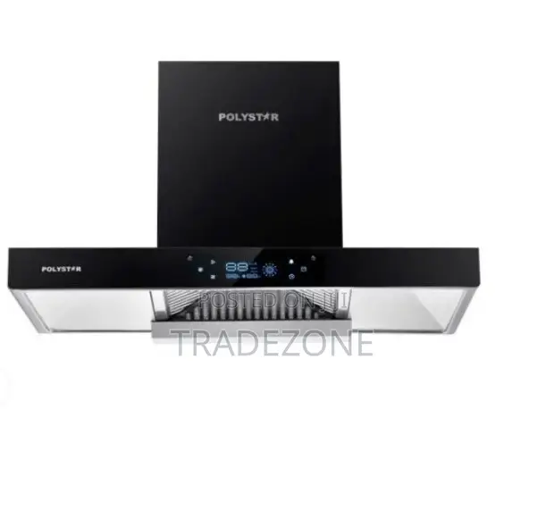 Polystar 90cm Digital Island Hood With Voice Control | PV-NY900Z5IHVC