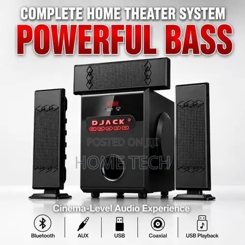 DJACK Digital 3.1 CH Complete Bluetooth Home Theater System (AK-D3L)