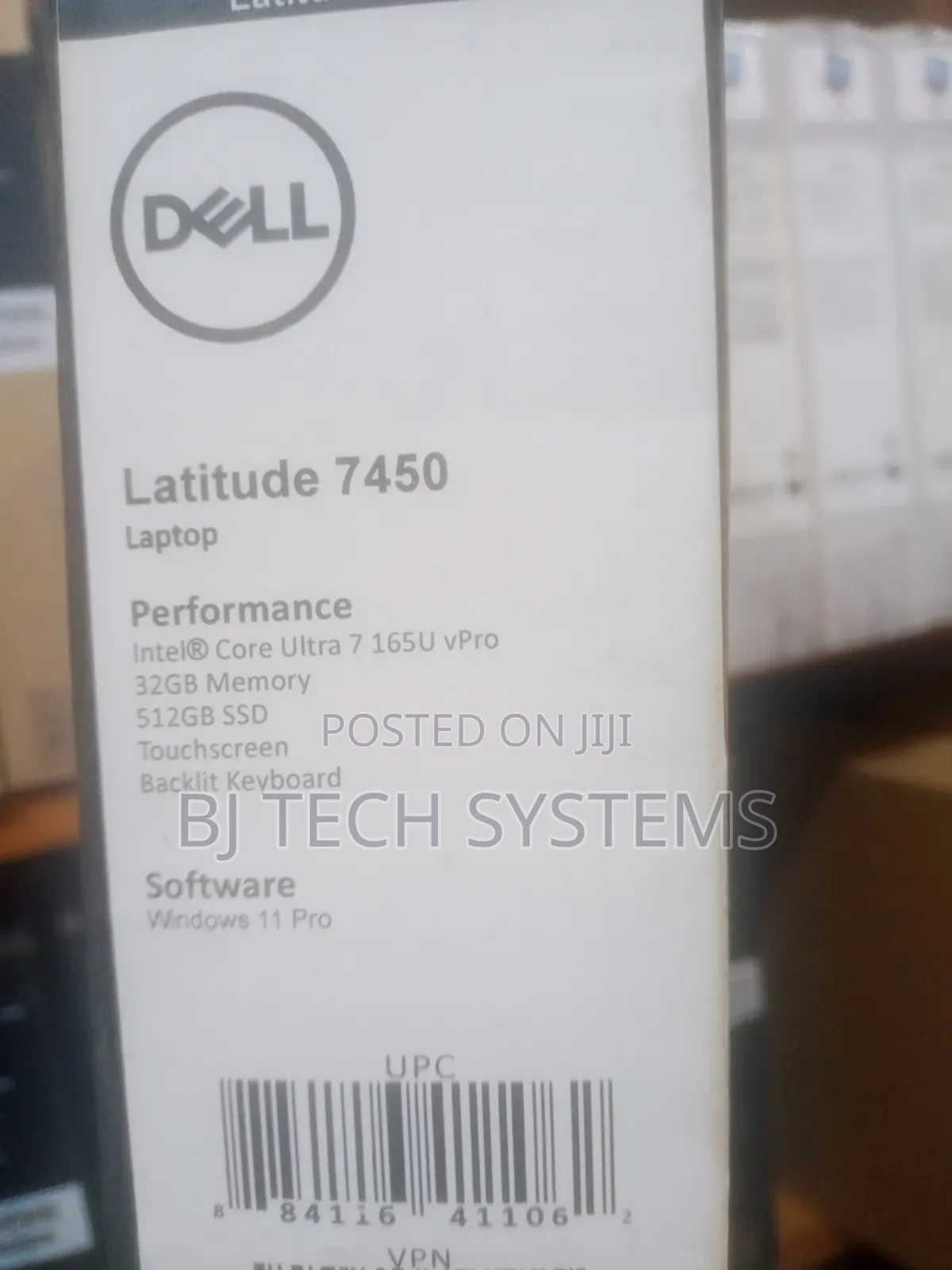 New Laptop Dell Latitude 7450 32GB Intel Core Ultra 7 SSD 512GB