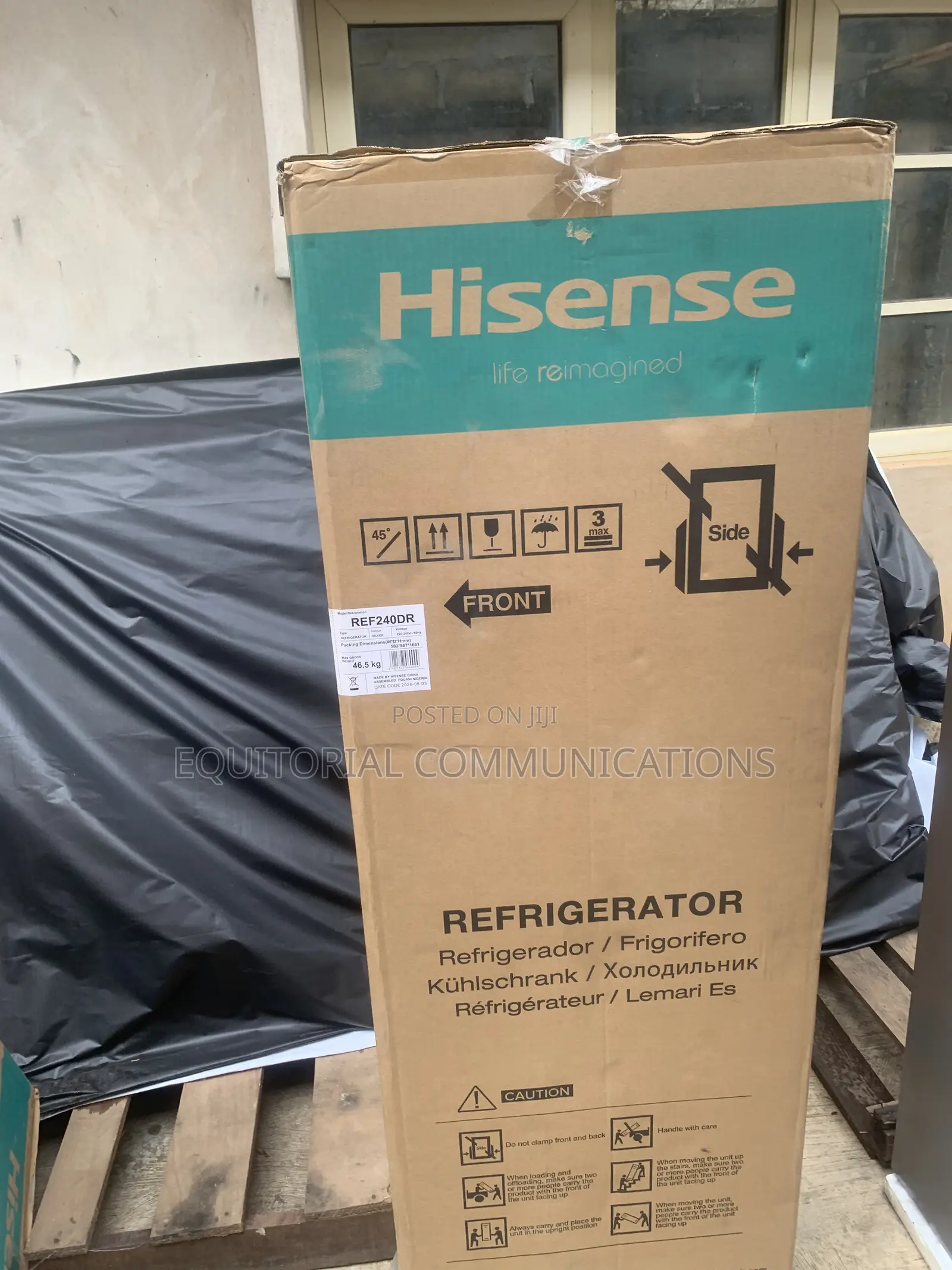 Hisense 240L Double Door Refrigerator –For Efficient FoodOrganization