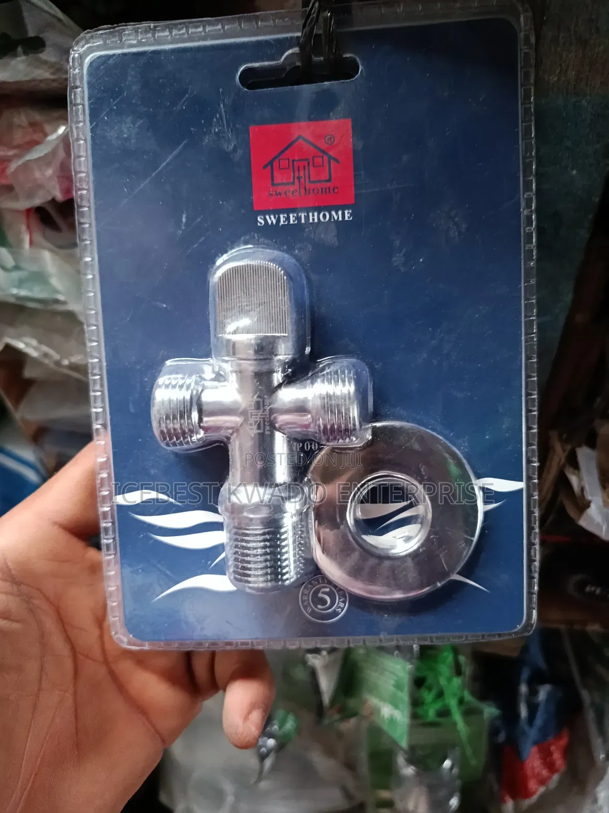 Sweethome Angle Valve Cross Tee Tap (Also Known as a 3-Way