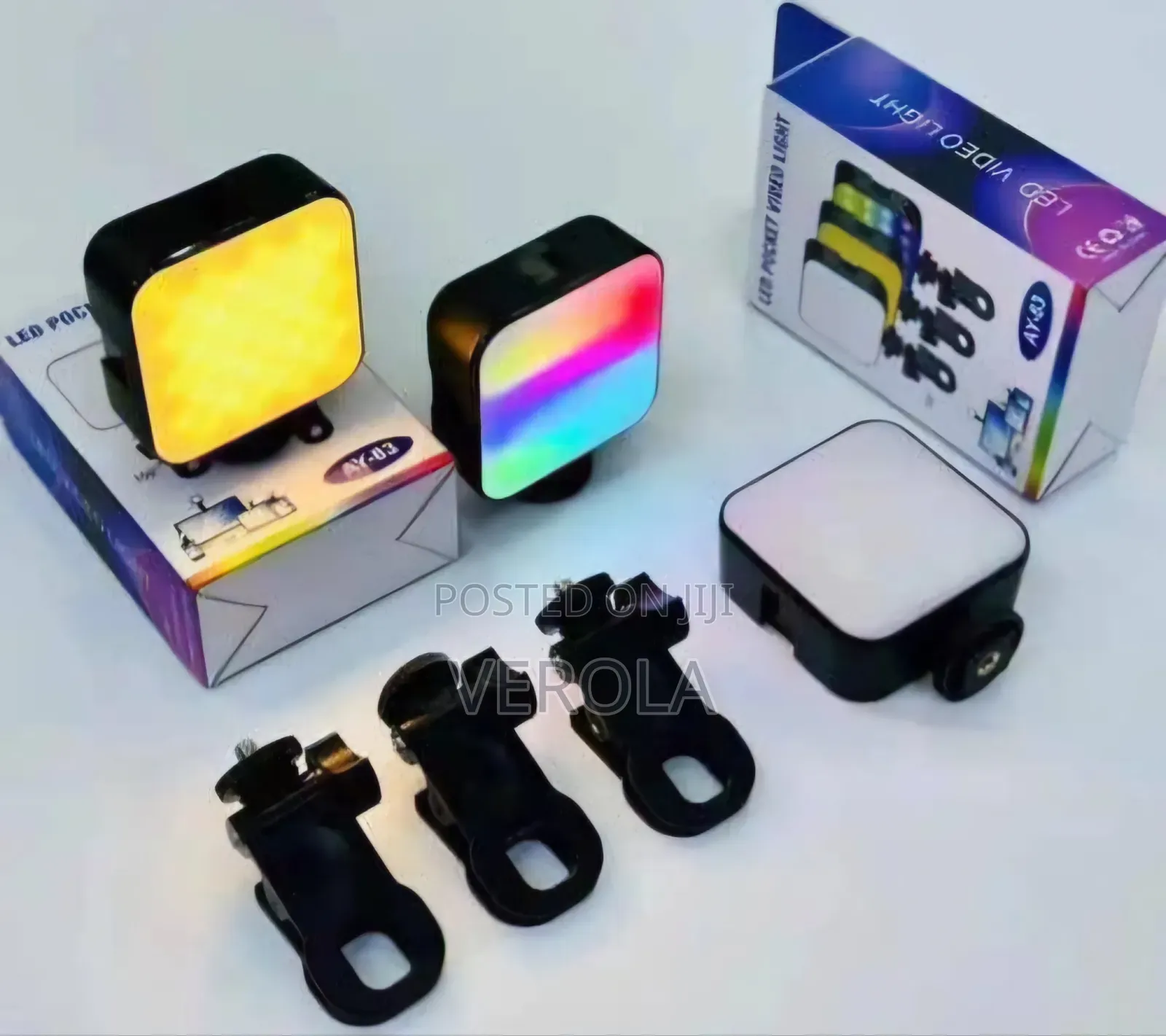 AY-83 Portable LED Pocket Video Light Set