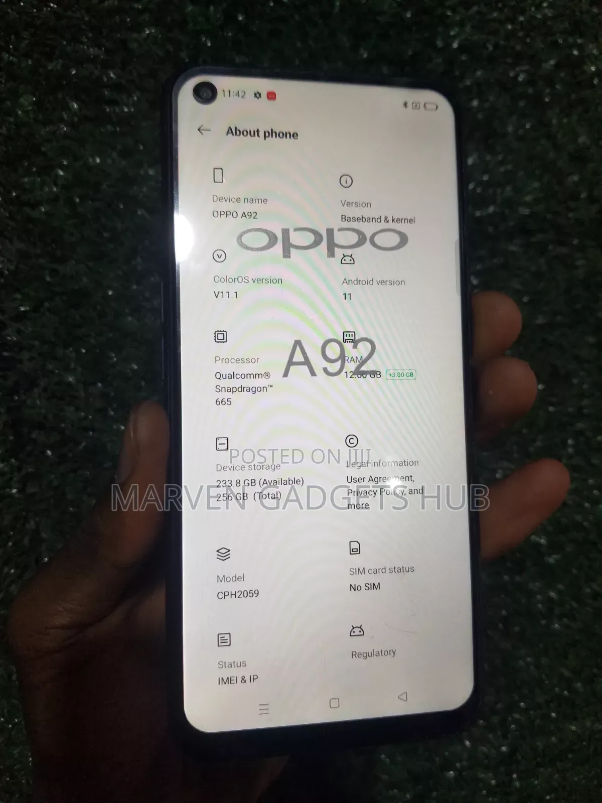 Oppo A92 128 GB Blue