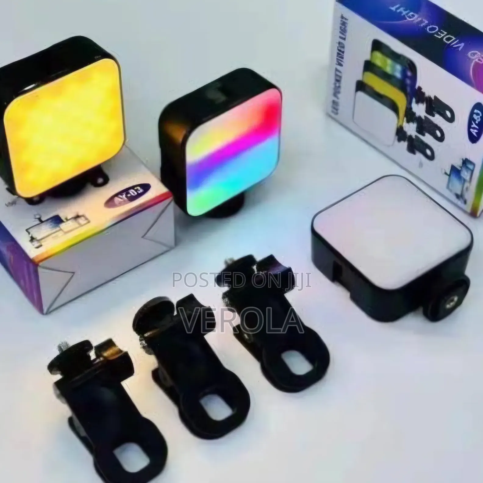 AY-83 Portable LED Pocket Video Light Set