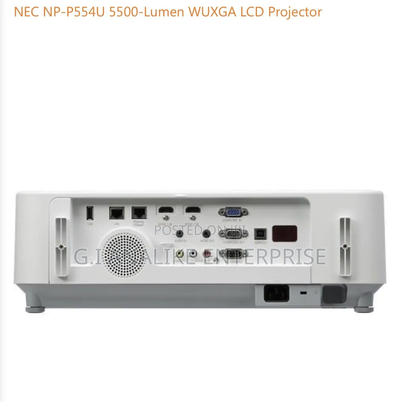 Nec Np-P554u 5500-Lumen Wuxga LCD Projector