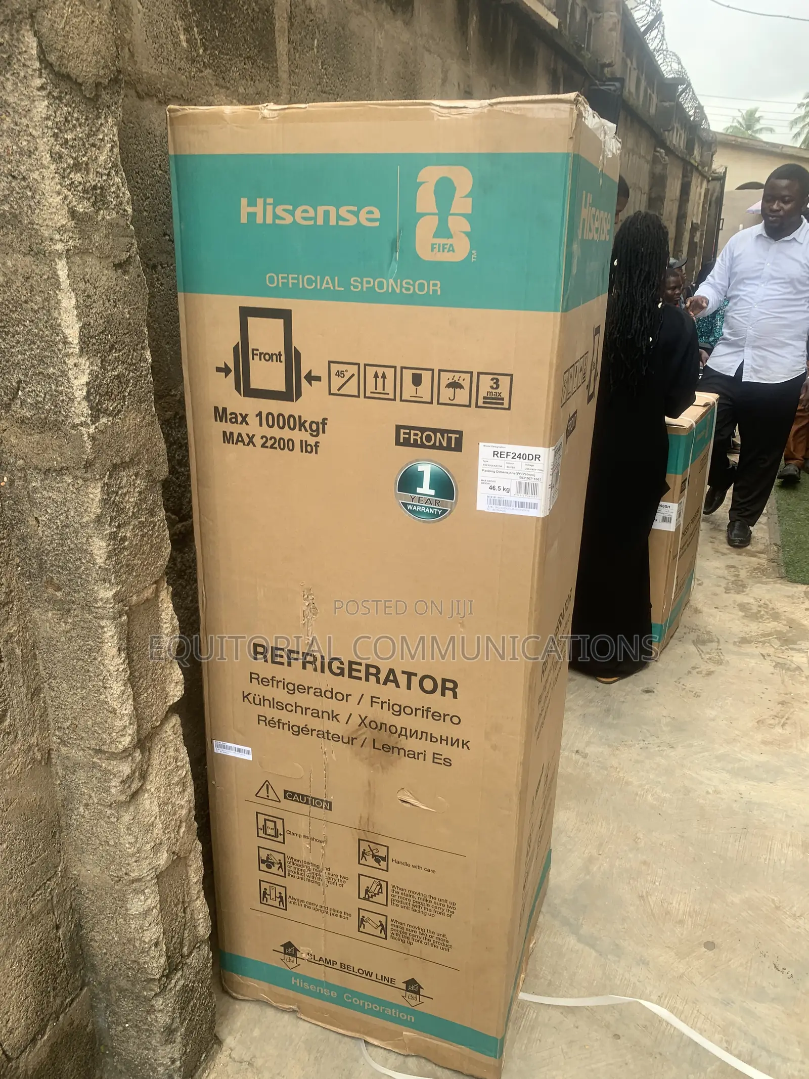 Hisense 240L 2Door Refrigerator –Organize Your Groceries With Ease