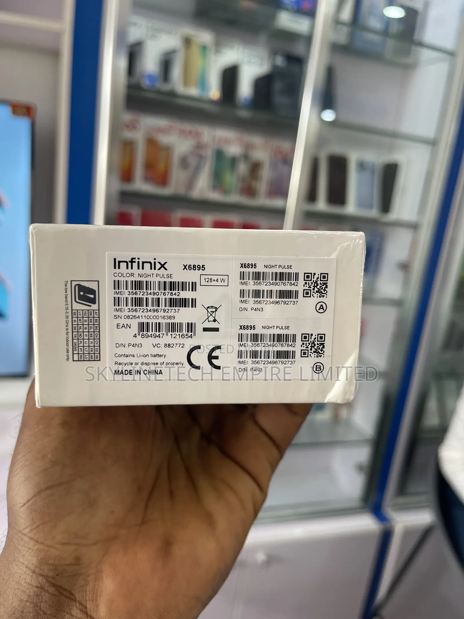 New Infinix Hot 70 128 GB Black