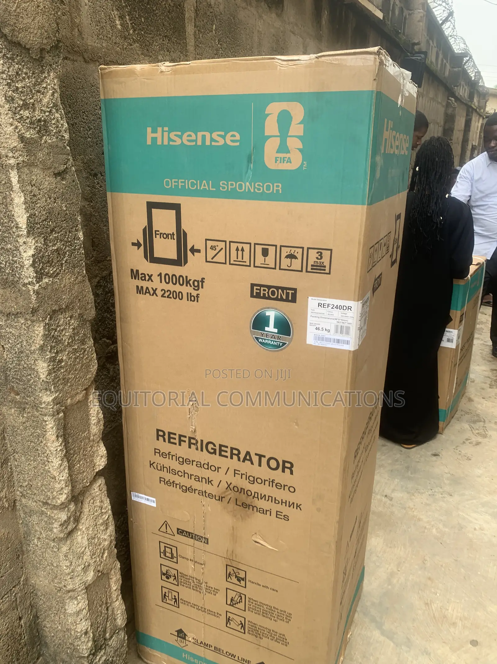 Hisense 240L Double Door Fridge – Spacious Stylish