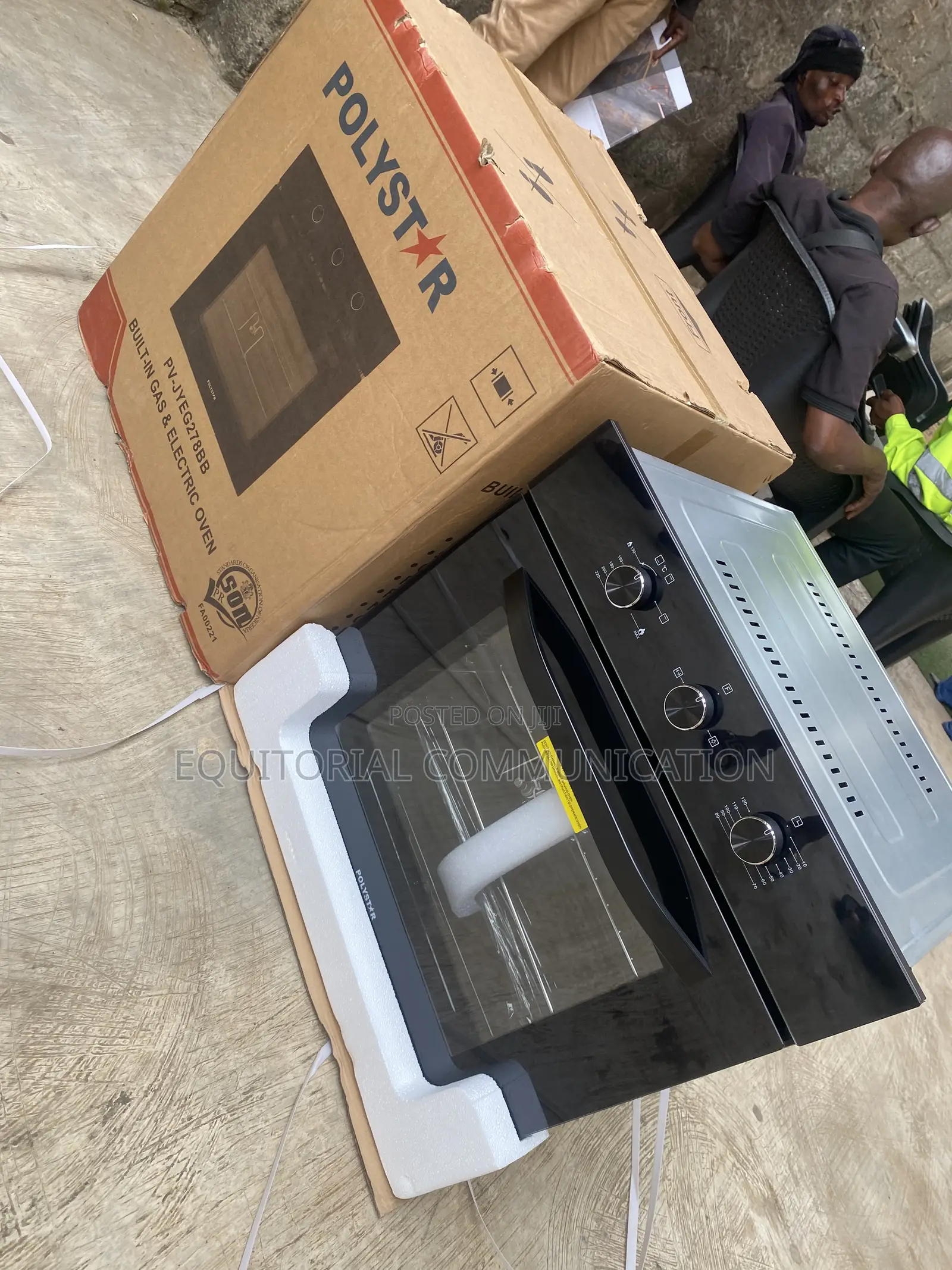 Polystar PV-JYEG278BB 70L 240V Built-in Gas/Electric Oven