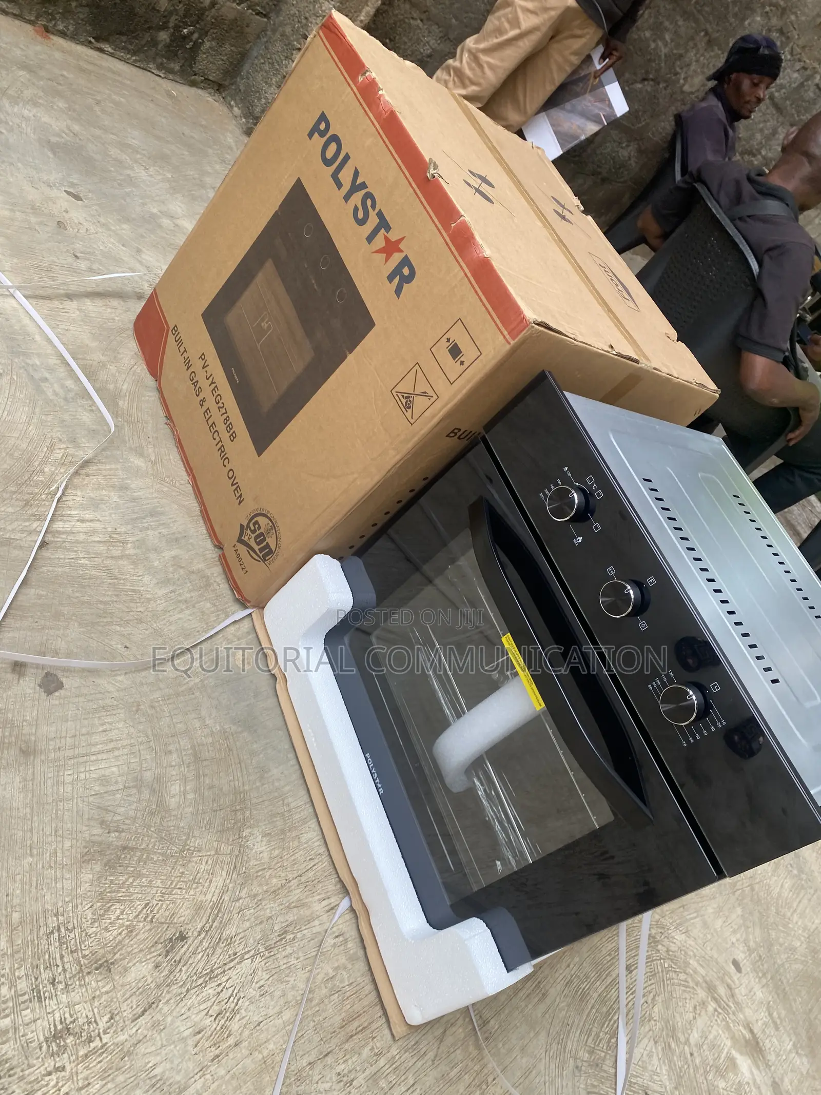 Polystar PV-JYEG278BB 70L 240V Built-in Dual Gas Electric Oven