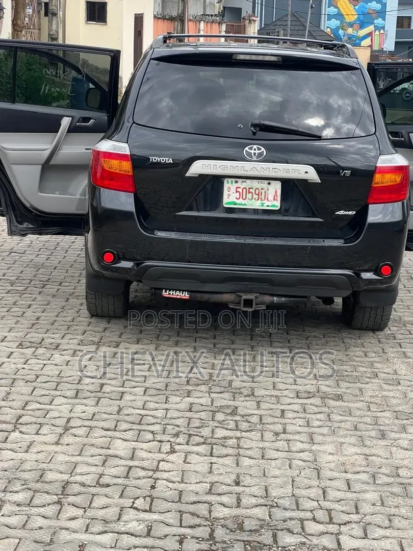 Toyota Highlander 4x4 2008 Black