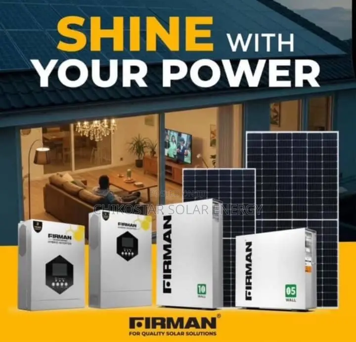 Firman 5kVA / 5000W Transformer Hybrid Inverter Solar System Combo