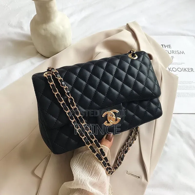 Women's Handbag 2026 New Fashion Diamond-Patterned Chain