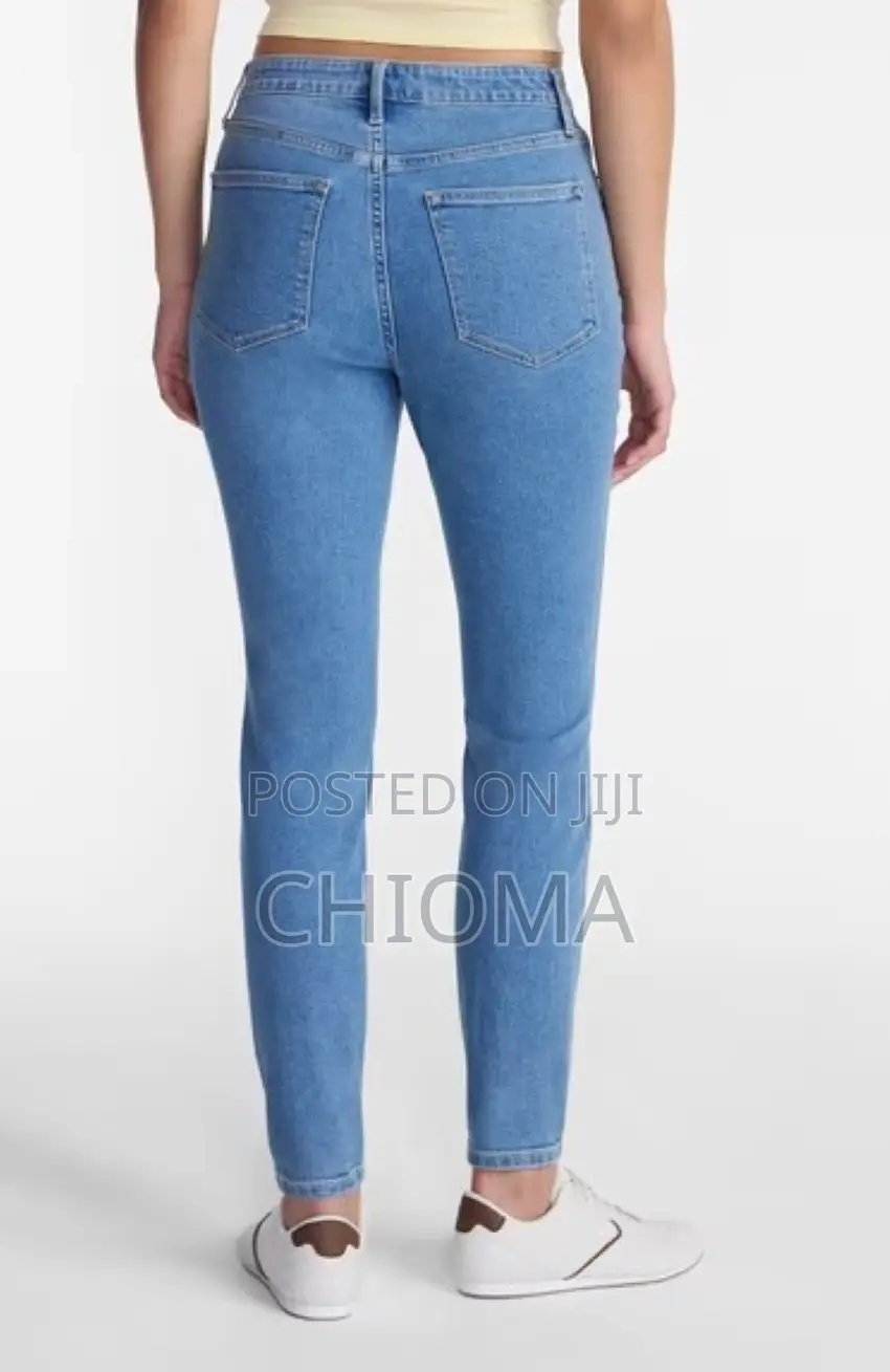 High Rise Skinny Blue Jeans for Girls (US SIZE 1, WAIST 25" Hips 36")