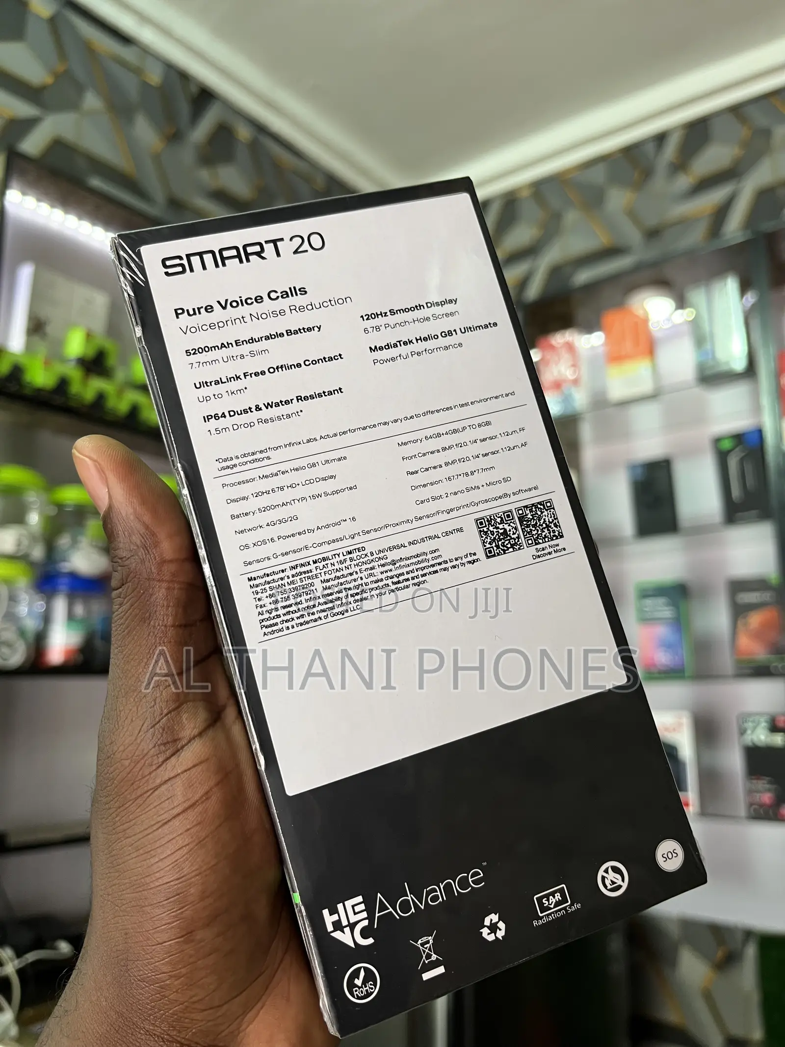 New Infinix Smart 20 64 GB Orange