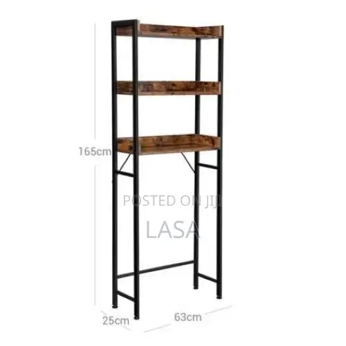 LAZAVA 3-Tier Bathroom Organiser Shelf Adjustable Space-Saving