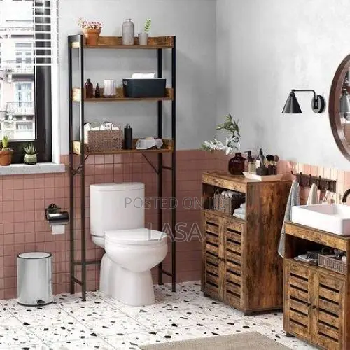 LAZAVA 3-Tier Bathroom Organiser Shelf Adjustable Space-Saving