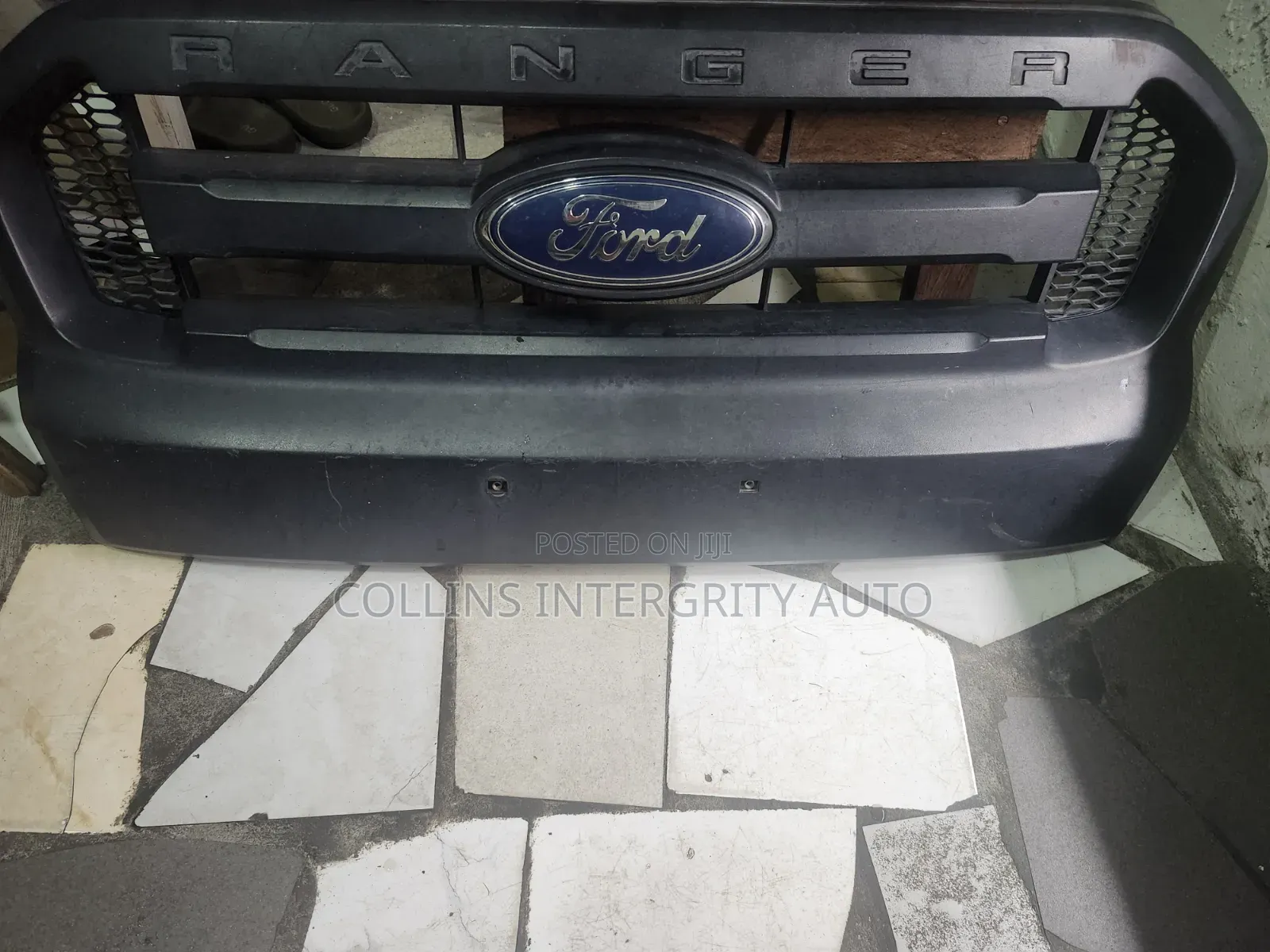 Black Sport Front Grill Ford Ranger 2015 to 2018