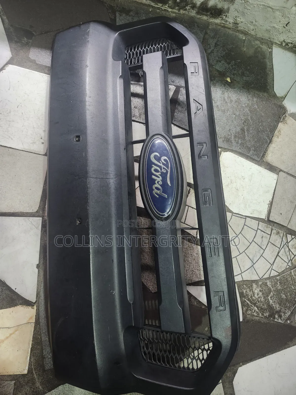 Black Sport Front Grill Ford Ranger 2015 to 2018