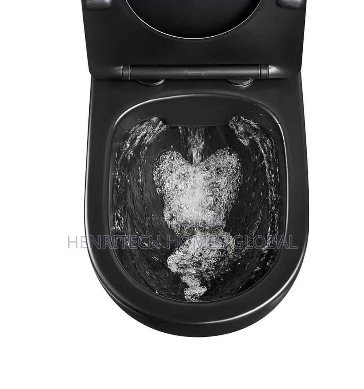 Black Matt Conceal Water Closet Premium Quality England Standard