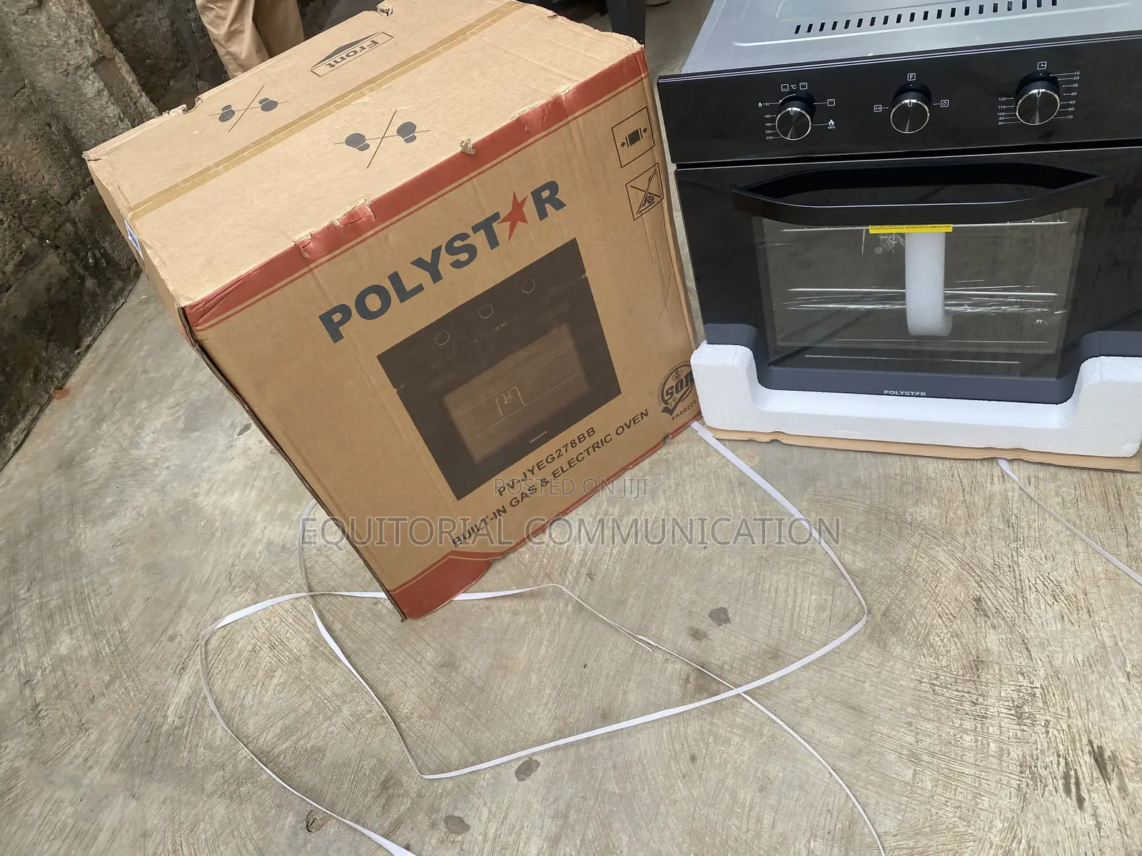 Polystar PV-JYEG278BB 70L 240V Built-in Gas Electric Family Oven