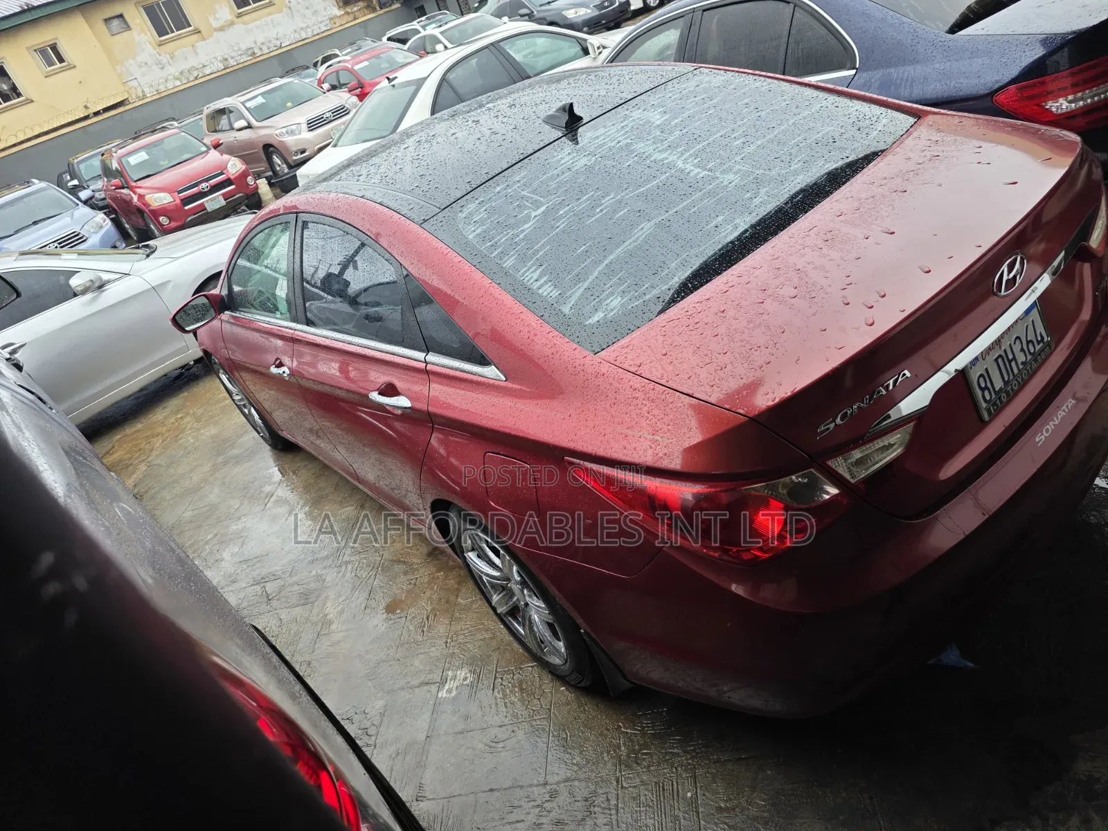 Hyundai Sonata Limited 2.0T Sedan (2.0L 4cyl 6A) 2012 Red
