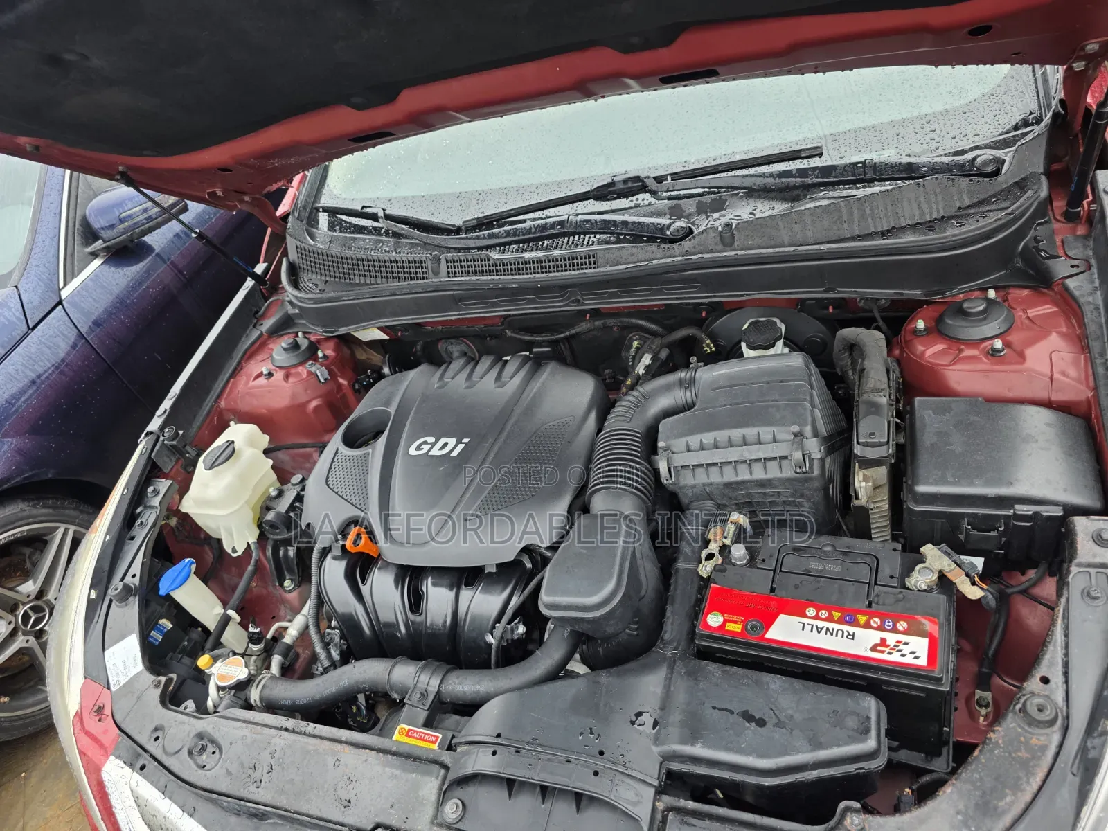 Hyundai Sonata Limited 2.0T Sedan (2.0L 4cyl 6A) 2012 Red