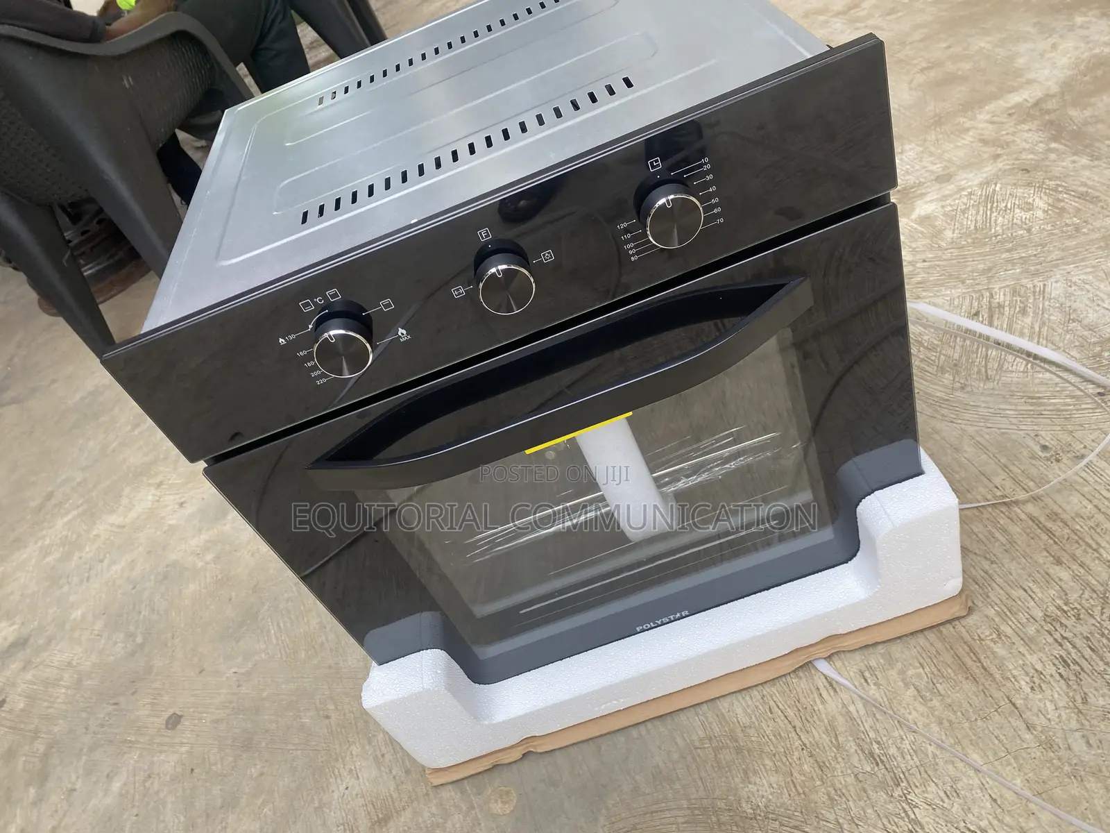 Polystar PV-JYEG278BB 70L 240V Built-in Gas and Electric Kitchen Oven