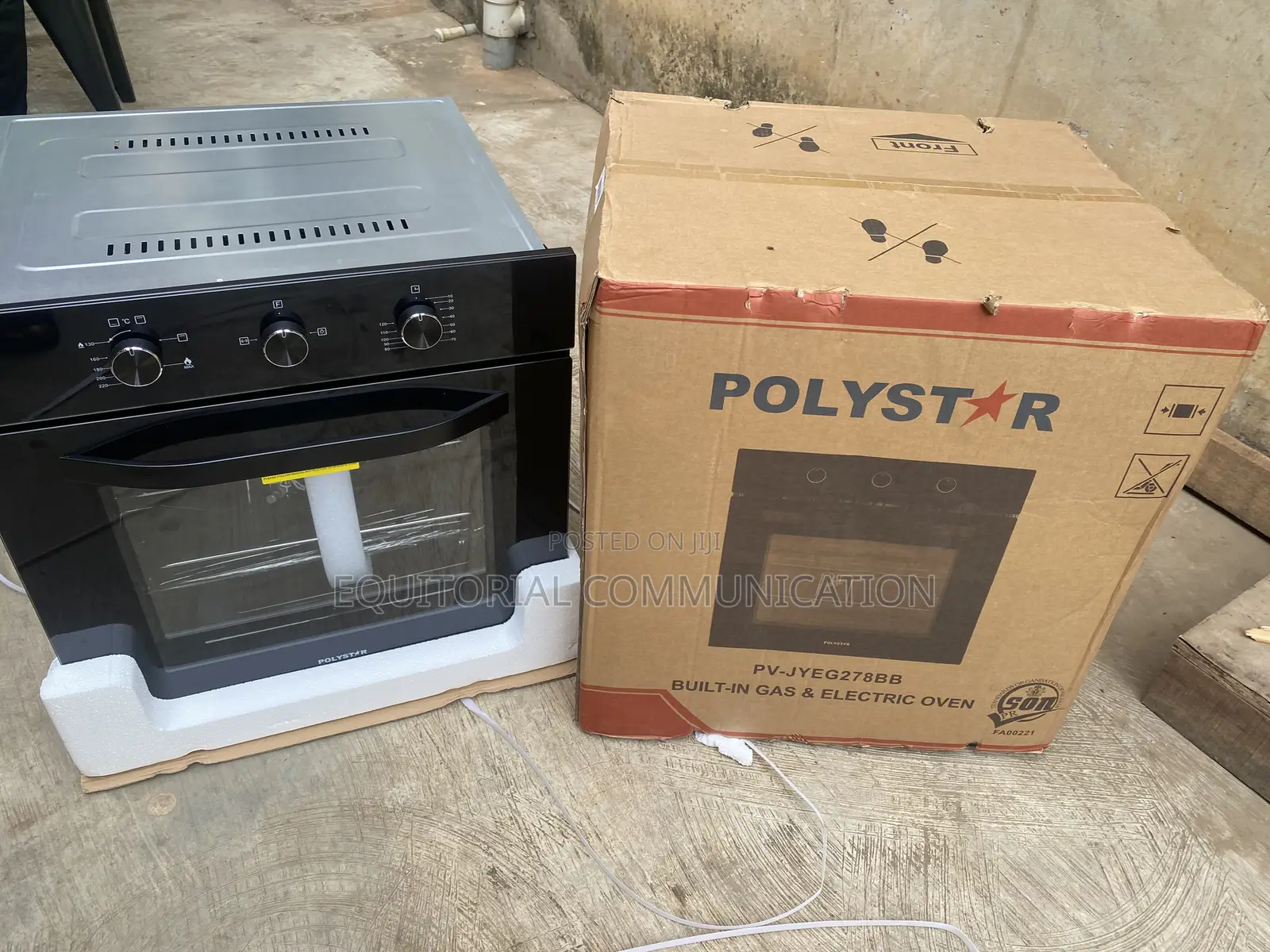 Polystar PV-JYEG278BB 70L Built-in Gas Electric Cooking Appliance