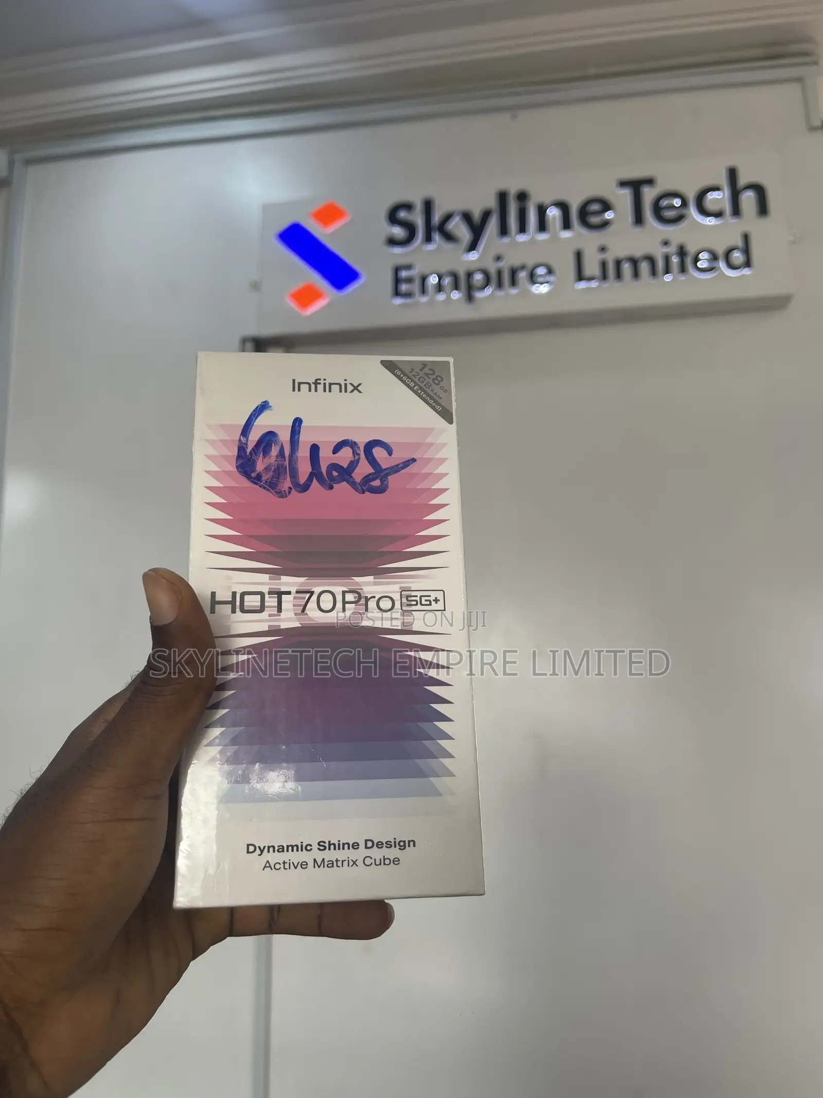 New Infinix Hot 70 Pro 5G+ 256 GB Blue