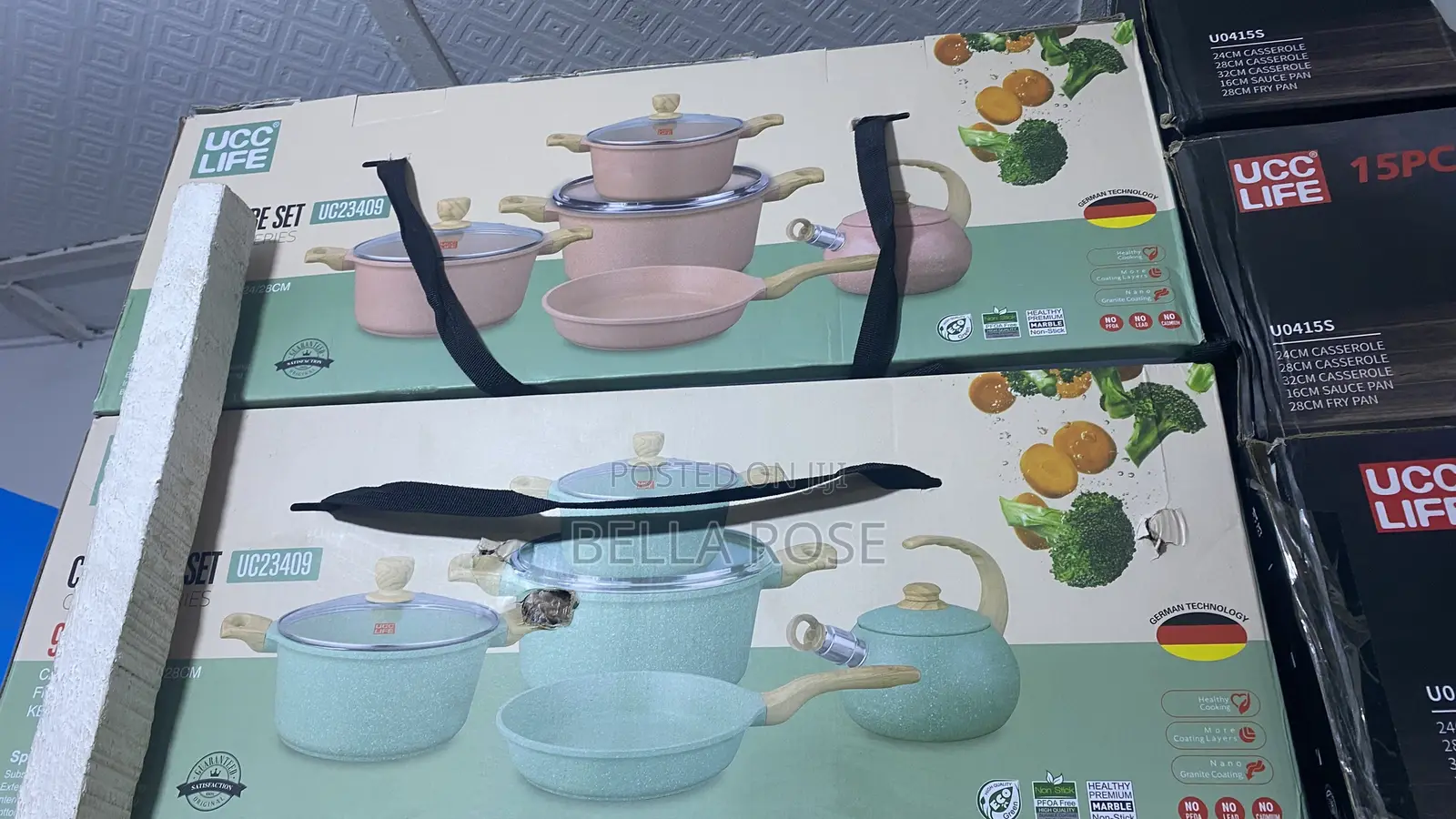UCC LIFE Induction Marble Pot Set