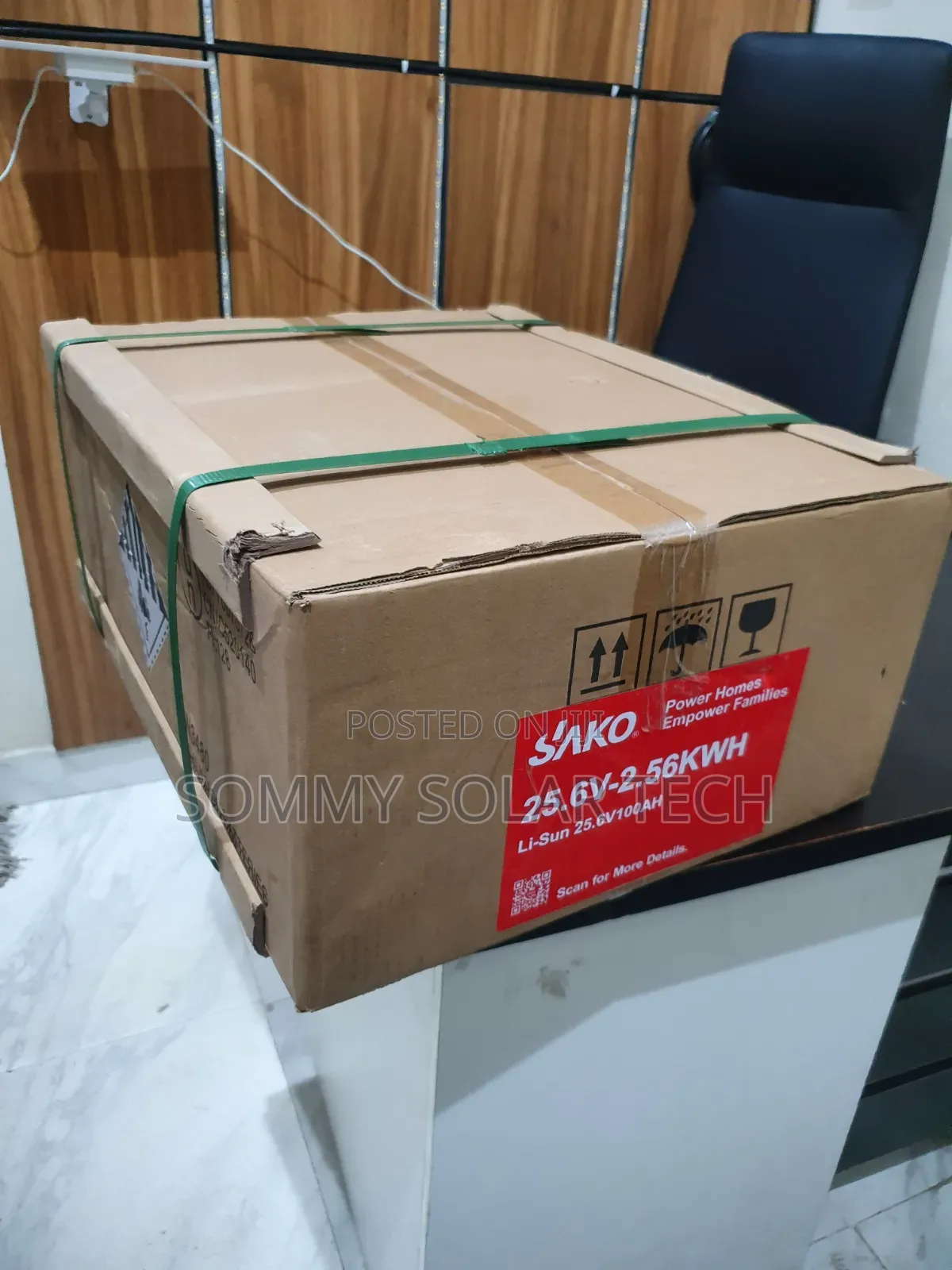 Sako Lithium Ion Battery 2.56kwh 25.6v