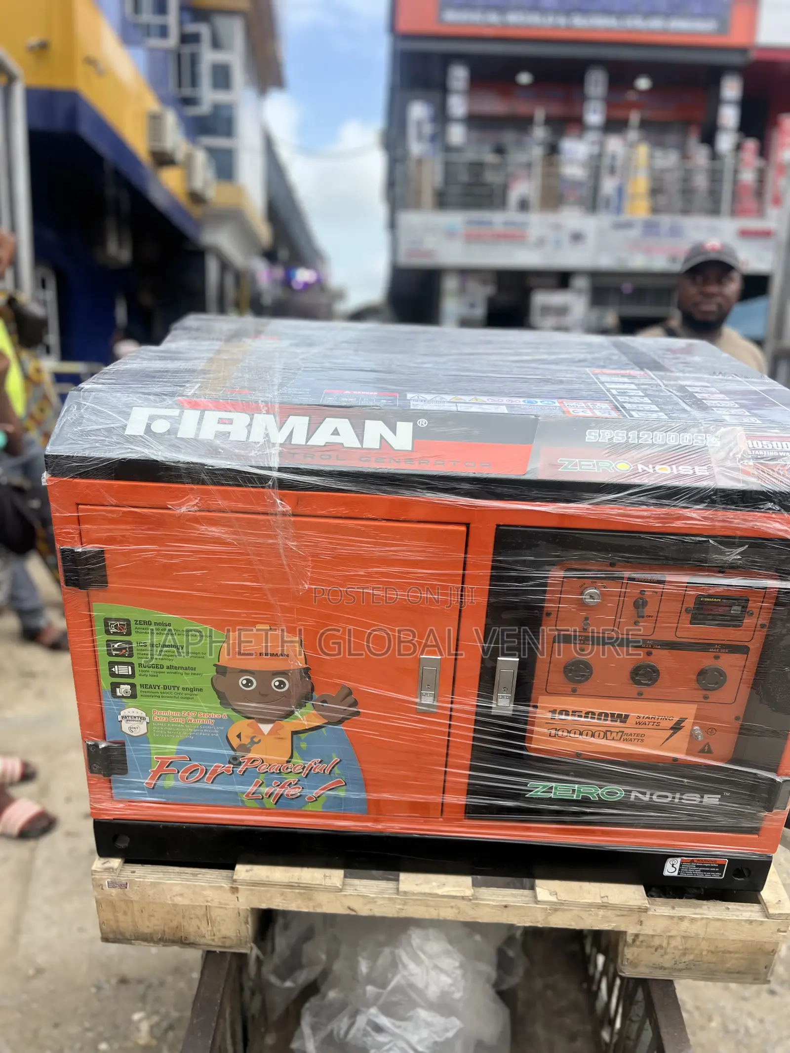 Original FIRMAN 10.5KVA Soundproof Generator – SPG12000ES