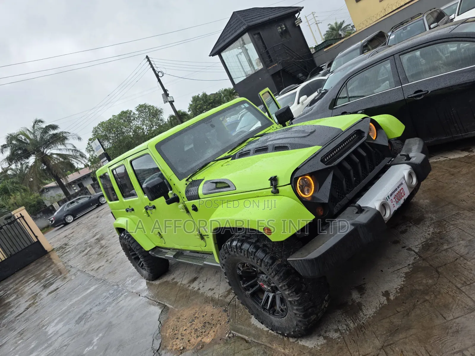 Jeep Wrangler Unlimited Sahara 4dr SUV 4WD (3.6L 6cyl 6M) 2014 Green