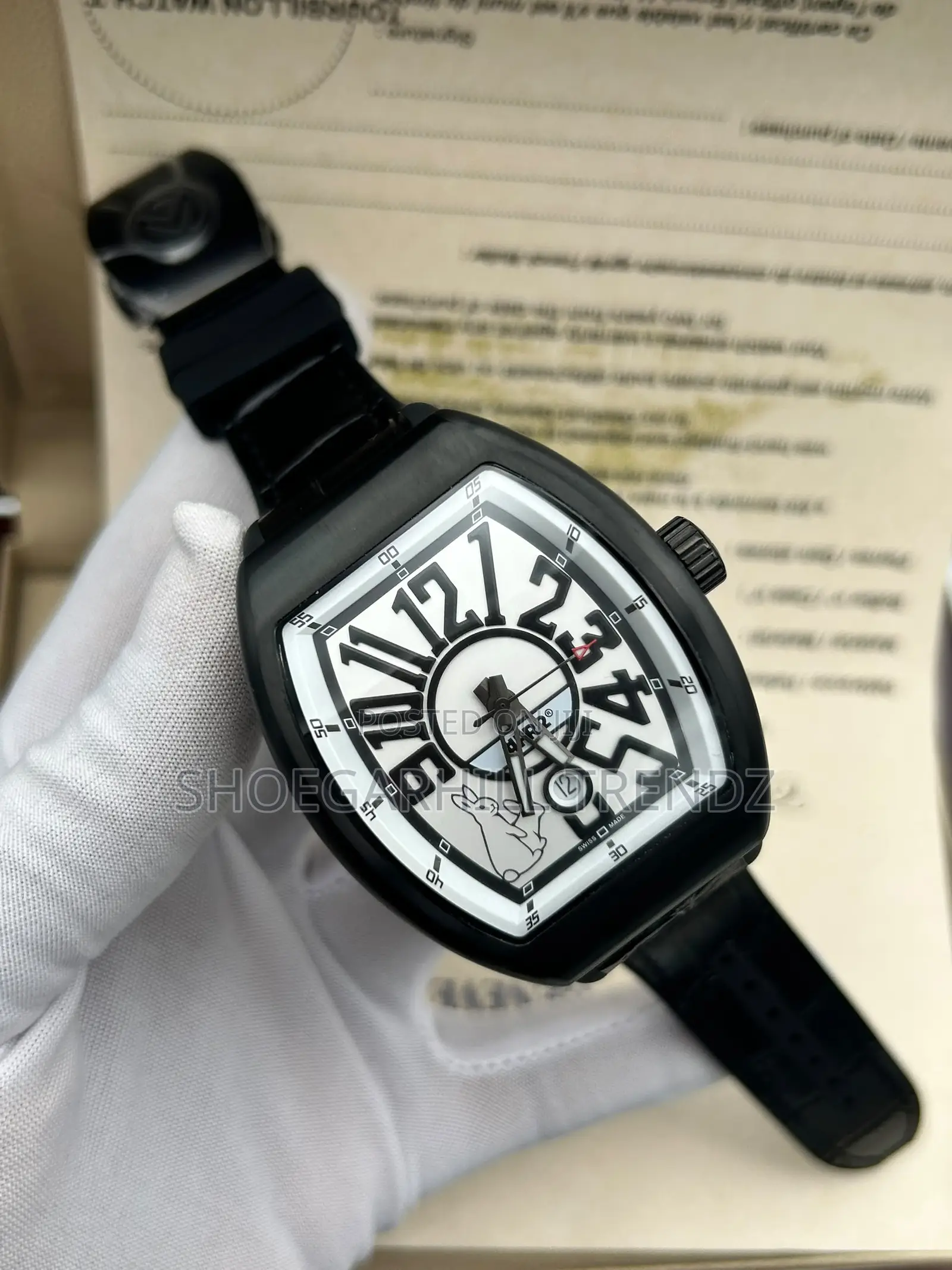 Frank Muller Leather Watch