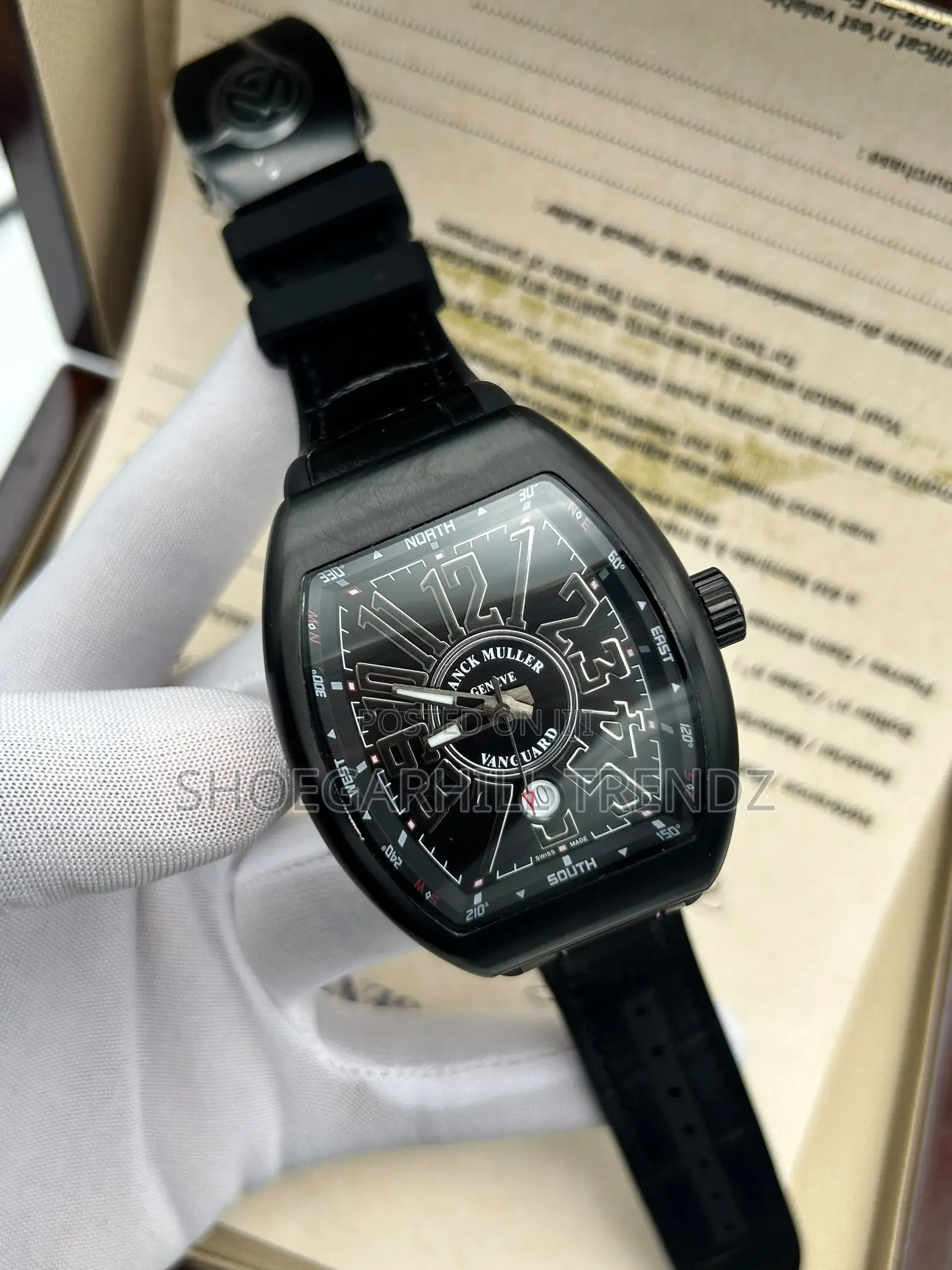 Frank Muller Leather Watch