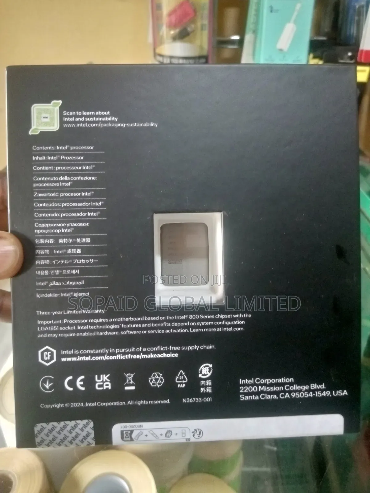 Intel Core Ultra 9 , 36MB Cashe, Unlocked Series 2, LGA 1851 CPU