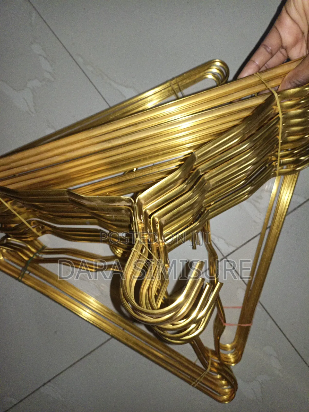 10 Pieces of Luxury Gold Chrome Boutique Hangers