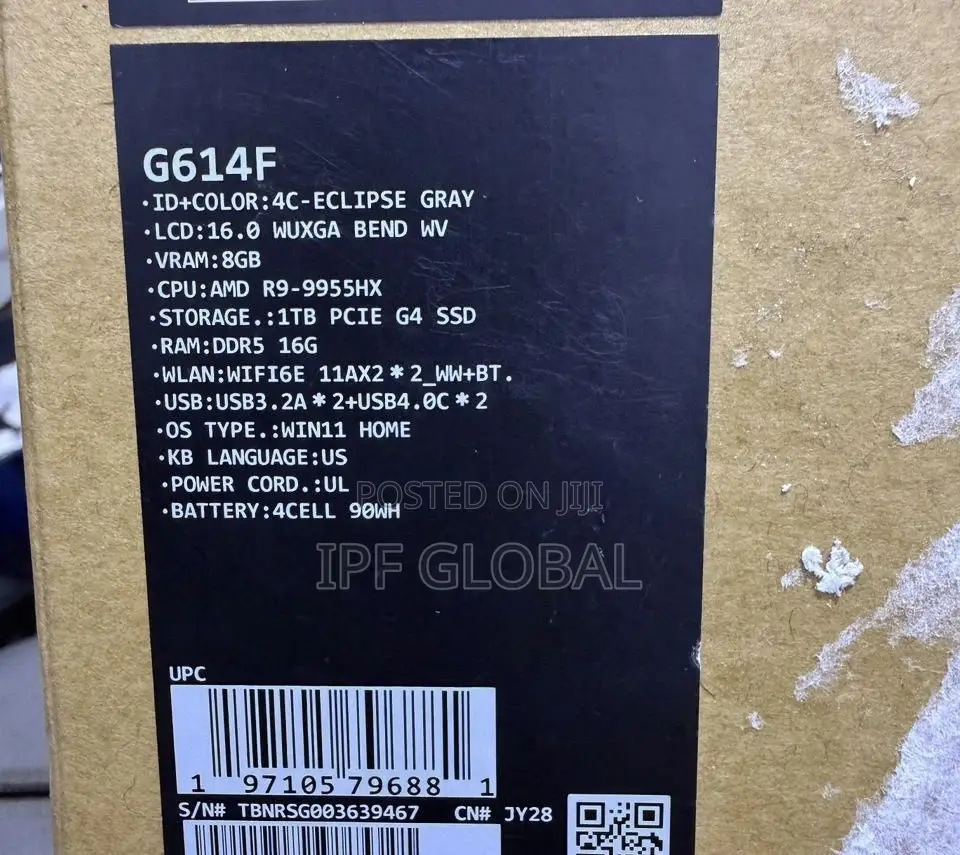 New Laptop Asus ROG Strix G16 16GB AMD Ryzen 9 SSD 1T