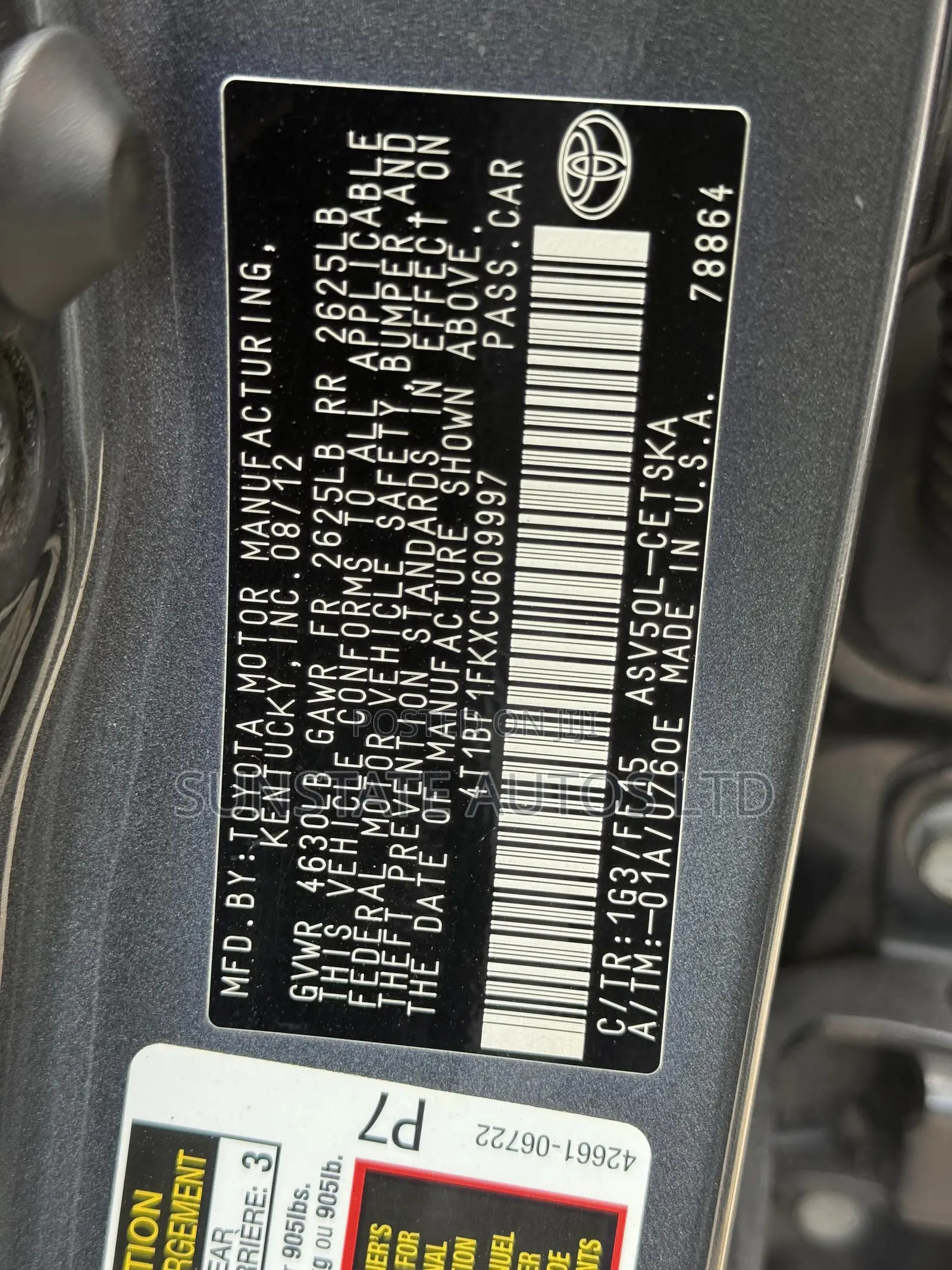 Toyota Camry 2013 Gray