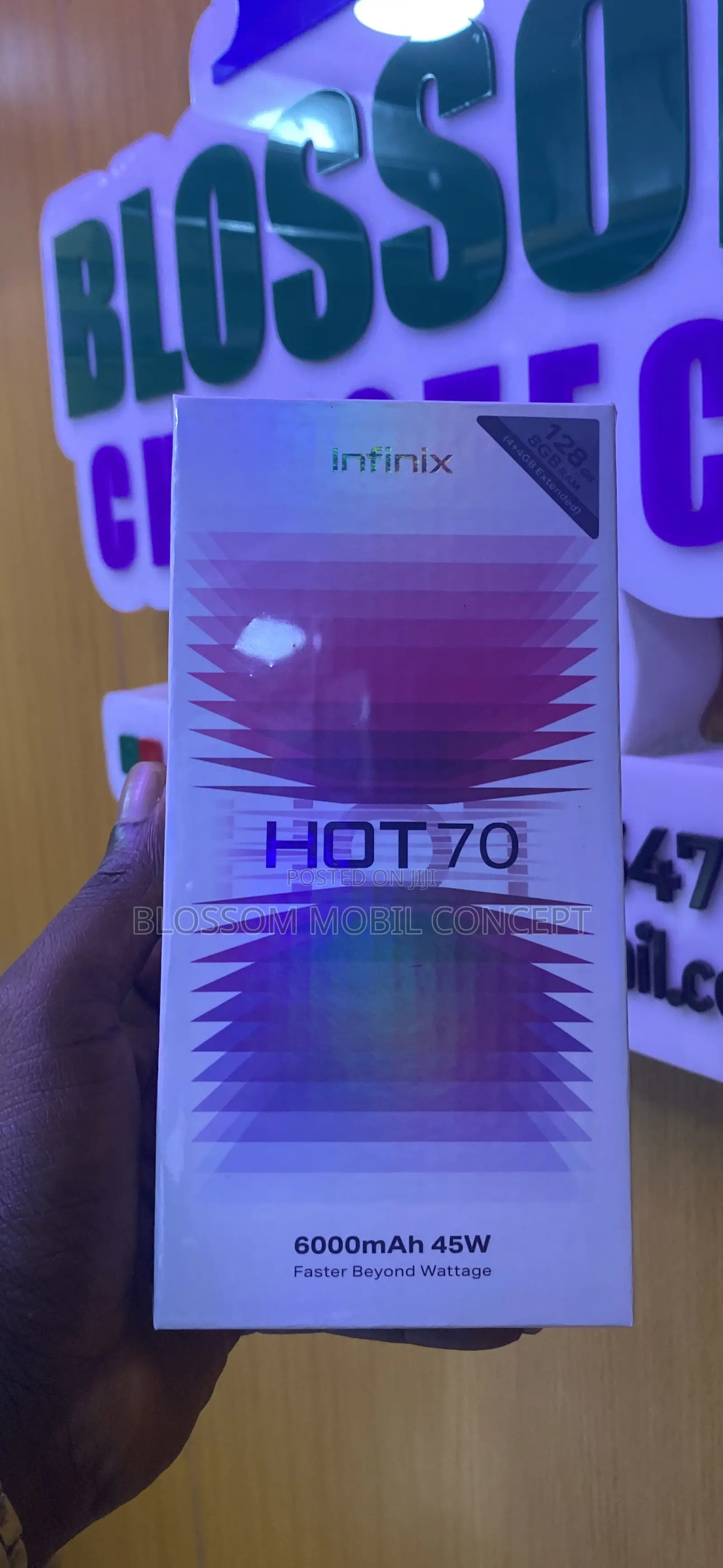 New Infinix Hot 70 128 GB