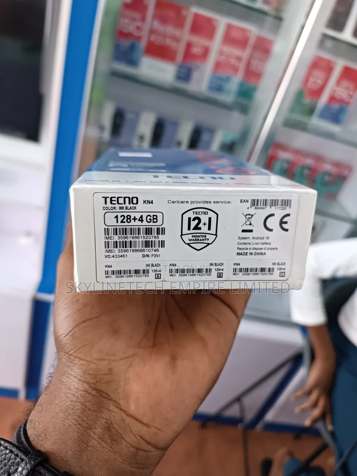 New Tecno Spark 50 128 GB Black