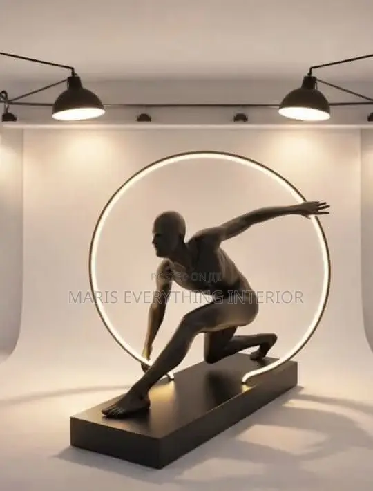 Luxury Human Art Sculpture Floor Lamp