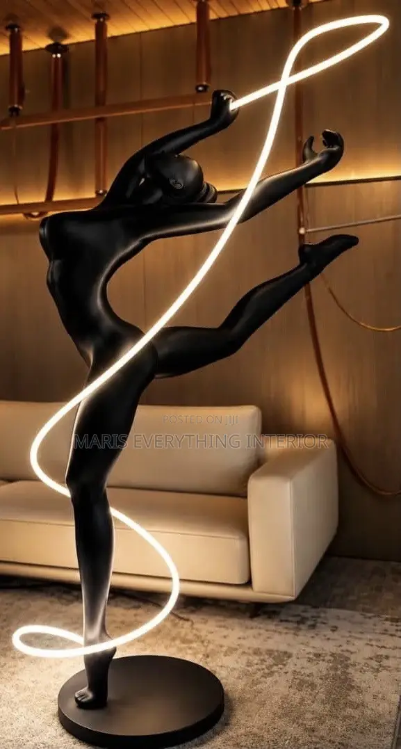 Luxury Human Art Sculpture Floor Lamp