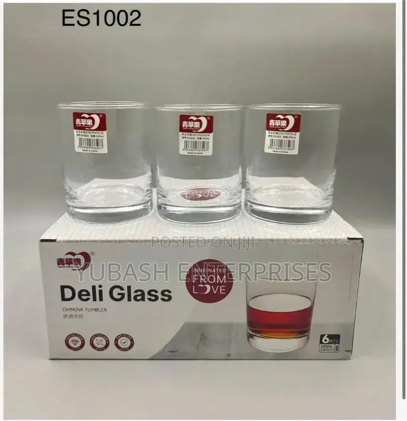 6pcs Quality Whisky Glass Cup