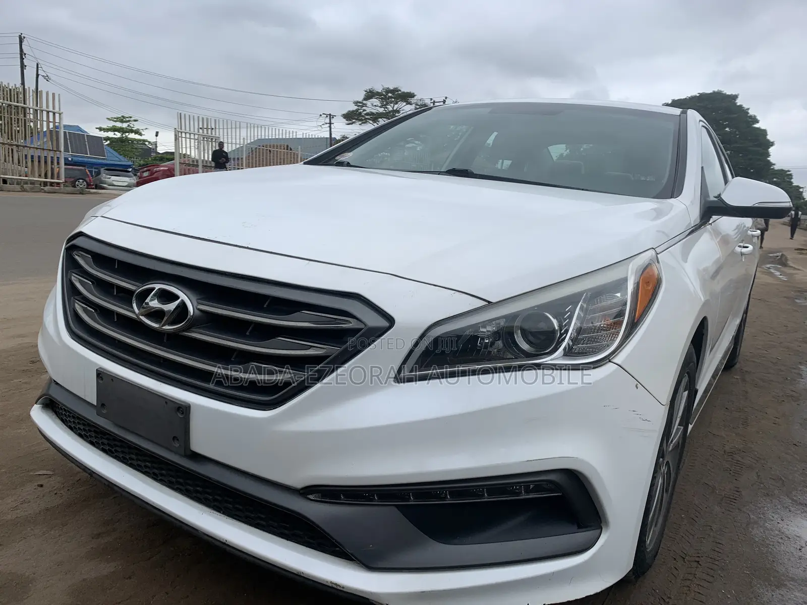 Hyundai Sonata Sport 4dr Sedan (2.4L 4cyl 6A) 2015 White