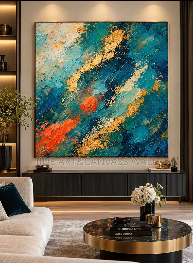 A Luxurious Contemporary Abstract Painting